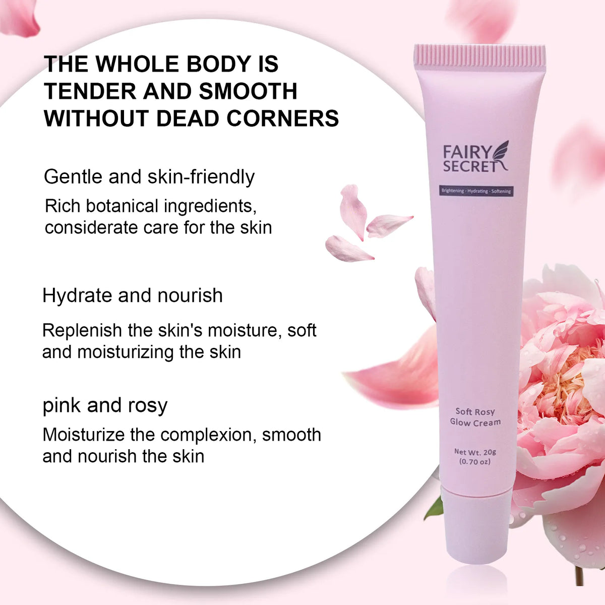 FairySecret® Soft Rosy Glow Cream for Delicate Skin